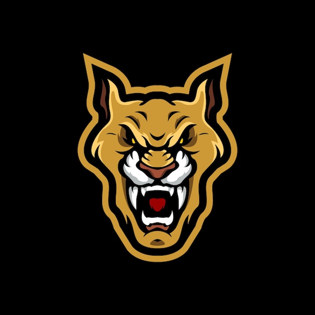 Logotipo de la mascota del rugido del león