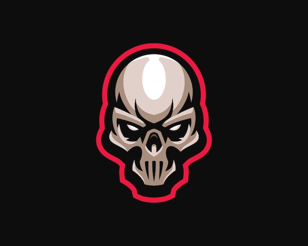 Logotipo de la mascota Skull Head eSports