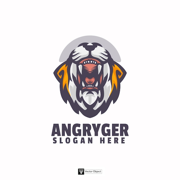 Logotipo de la mascota del tigre