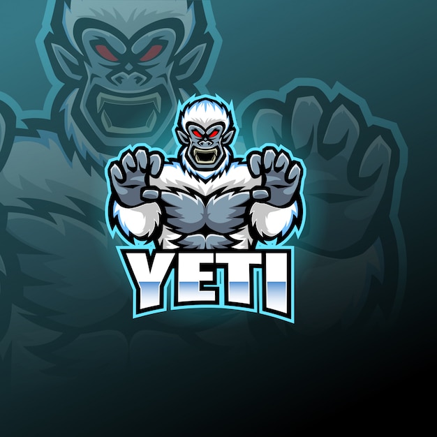 Logotipo de la mascota de Yeti Esport