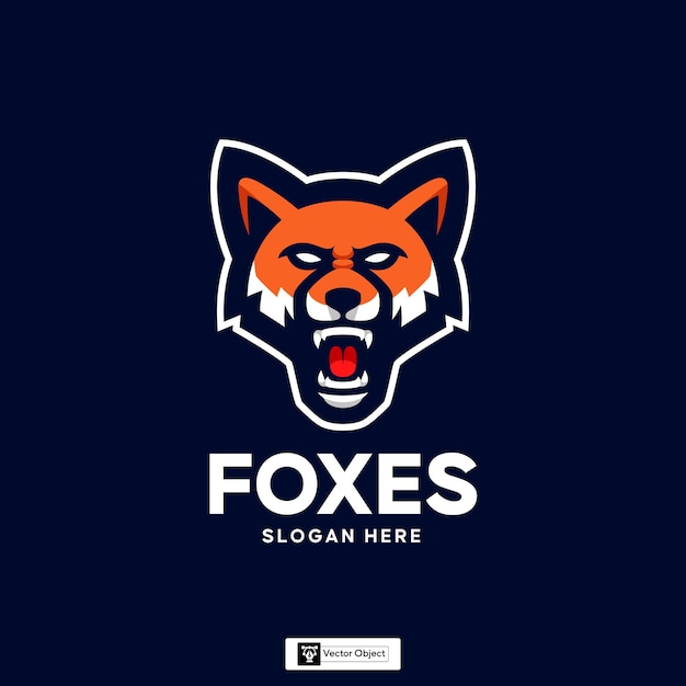 Logotipo de la mascota del zorro