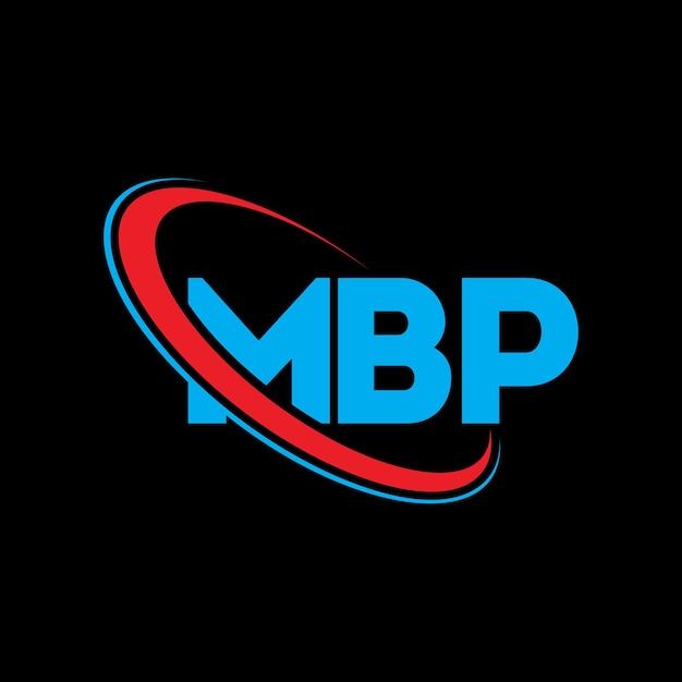 El logotipo MBP, la letra MBP, las iniciales MBP, un monograma en mayúscula y círculo, la tipografía MBP para negocios tecnológicos y marcas inmobiliarias.