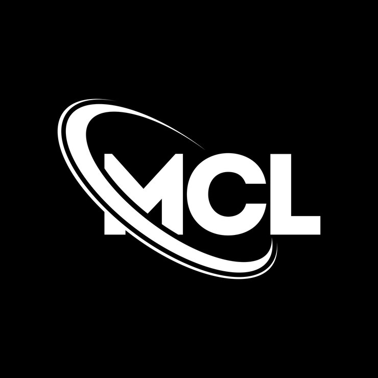 Vector logotipo mcl letra mcl diseño de logotipo de letra mcl iniciales logotipo mcl vinculado con círculo y mayúscula monograma logo mcl tipografía para negocios tecnológicos y marca inmobiliaria