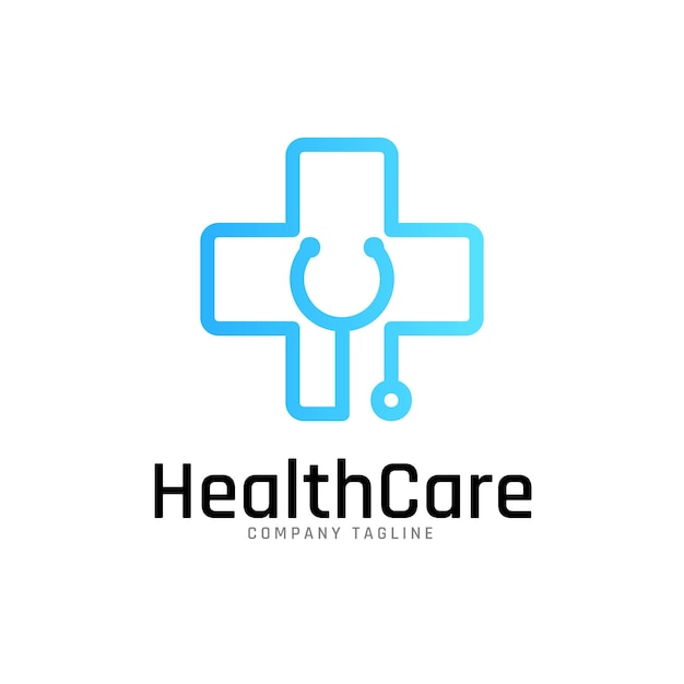 El logotipo médico de la asistencia sanitaria