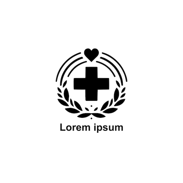 logotipo médico en fondo blanco