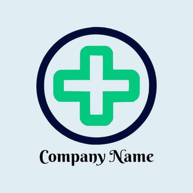 Logotipo médico del vector