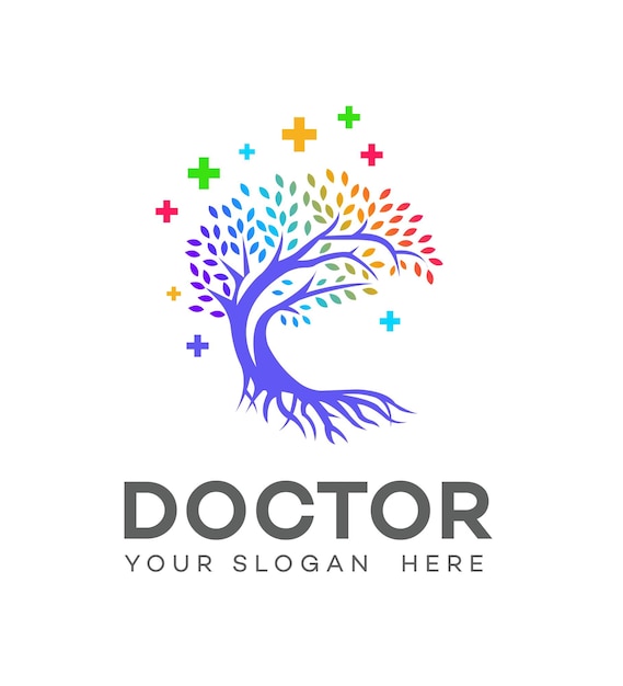 El logotipo del médico