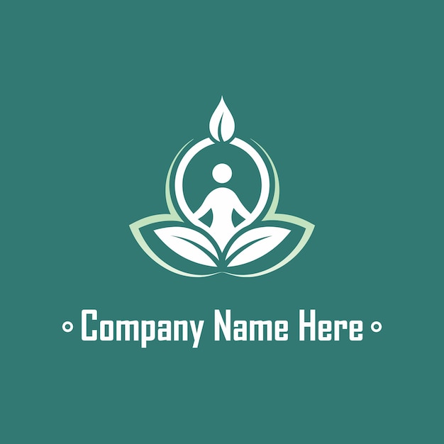 El logotipo de Meditación Yoga Wellness