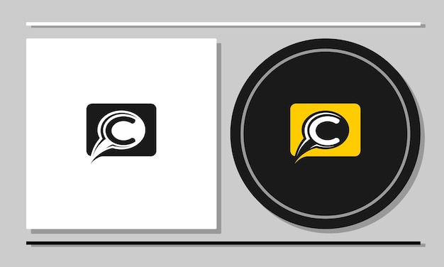 Logotipo de mensaje para la aplicación de mensajería de redes sociales