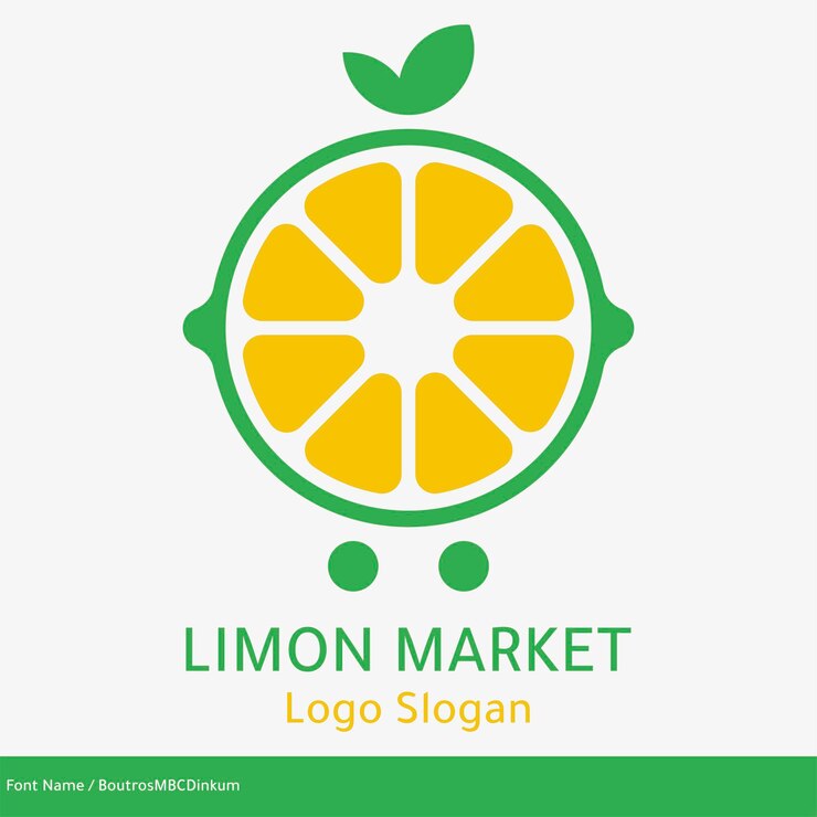 logotipo del mercado de limones