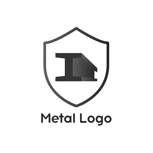 El logotipo de metal