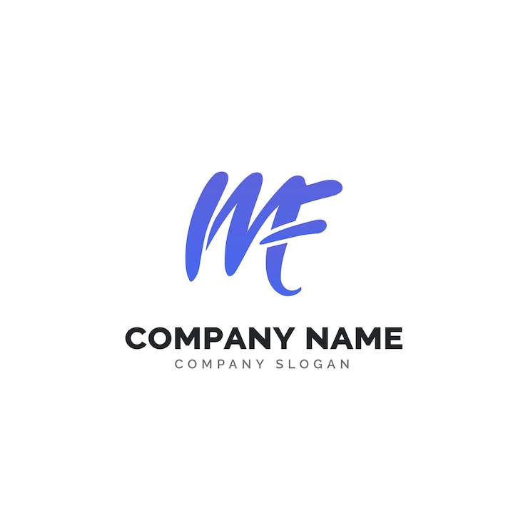 Vector logotipo mf