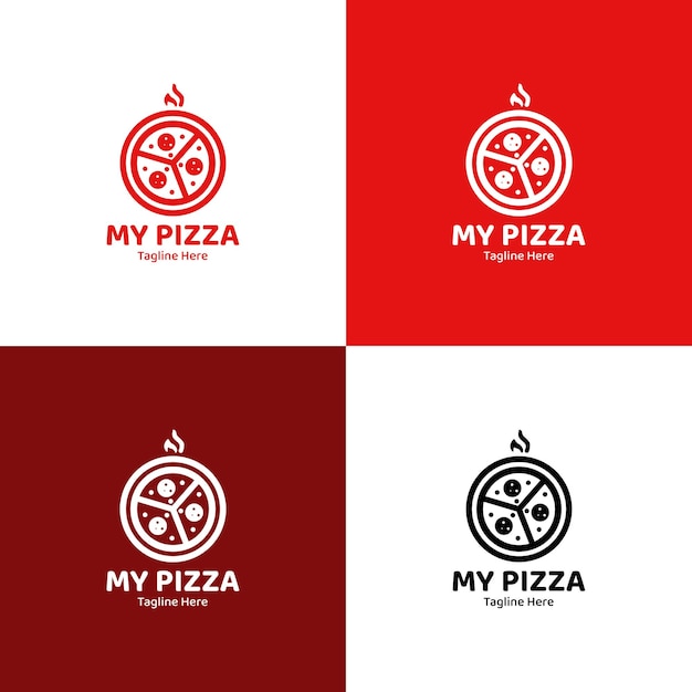 Vector el logotipo de mi pizza