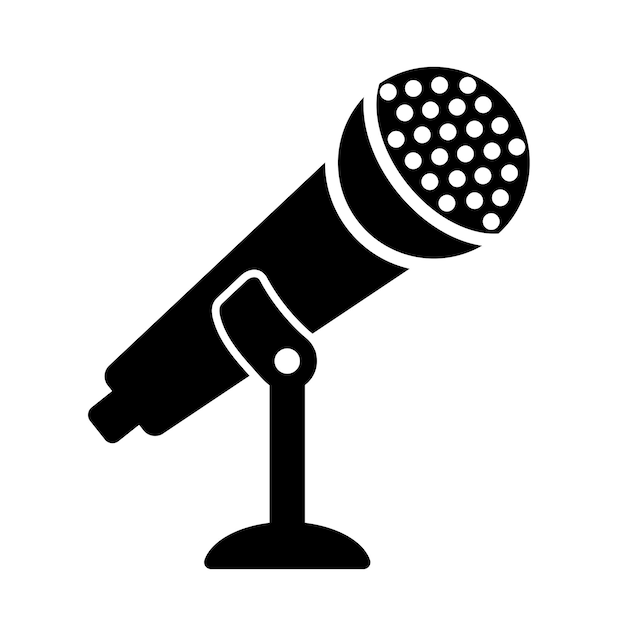 logotipo de micrófono