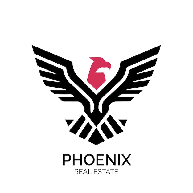 Logotipo minimalista de bienes raíces personalizable