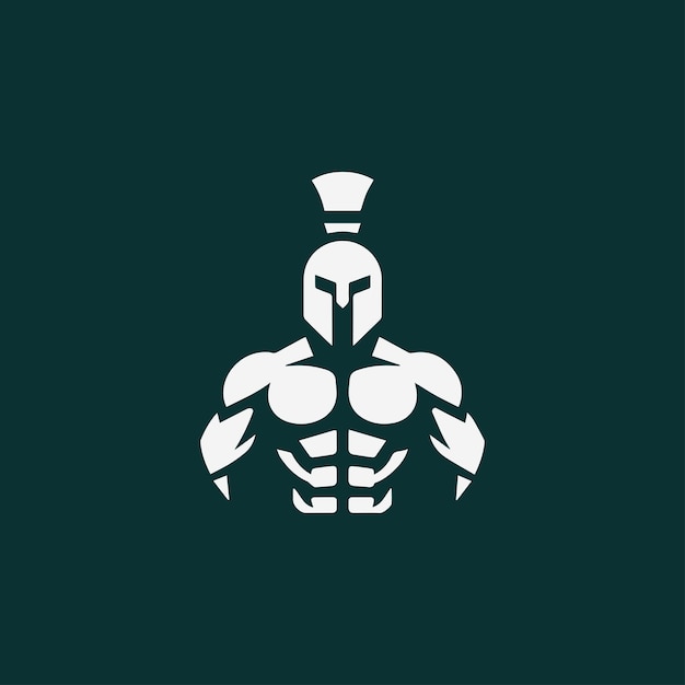 El logotipo minimalista espartano 2