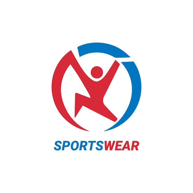 Un logotipo minimalista para la marca de ropa deportiva