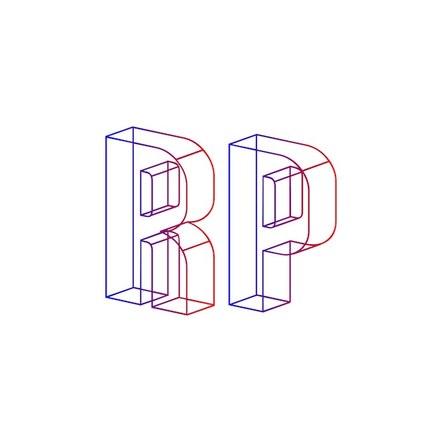 El logotipo minimalista de rpwz