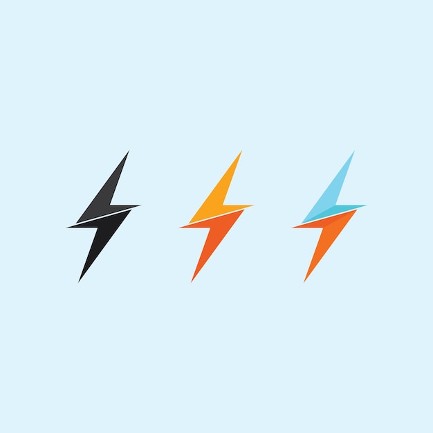Logotipo minimalista de Thunder Lightning Vector con diseño limpio y audaz para empresas de tecnología energética potentes