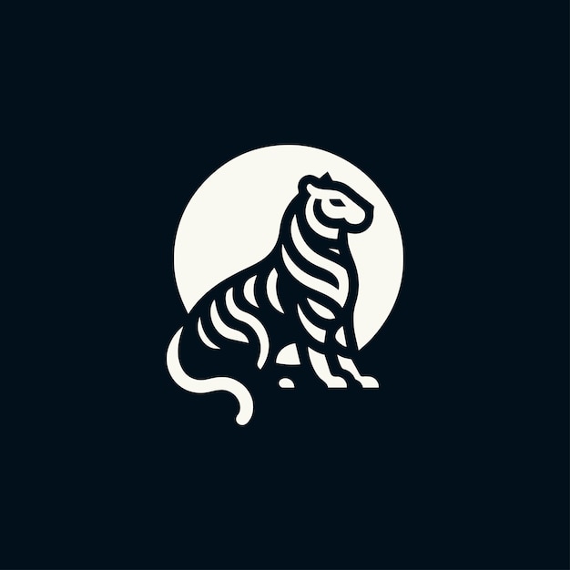 El logotipo minimalista del tigre 4
