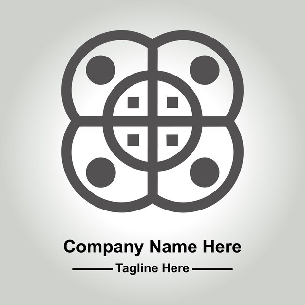 un logotipo minimalista vectorial