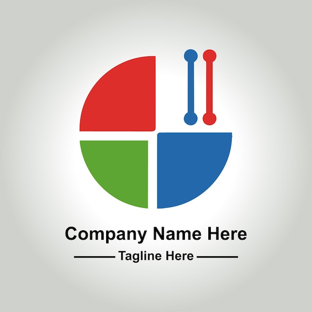 un logotipo minimalista vectorial