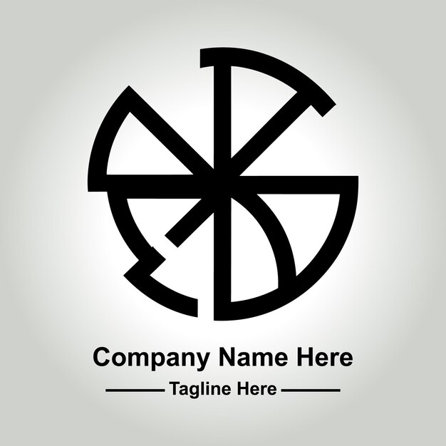 un logotipo minimalista vectorial