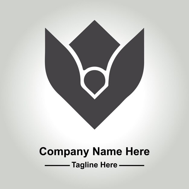 un logotipo minimalista vectorial