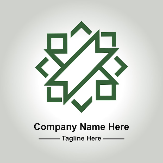 un logotipo minimalista vectorial