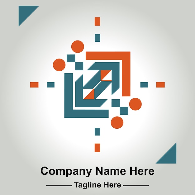 un logotipo minimalista vectorial