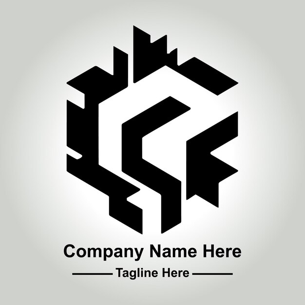 un logotipo minimalista vectorial