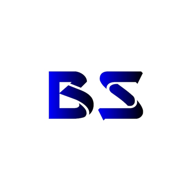 El logotipo mínimo de bs