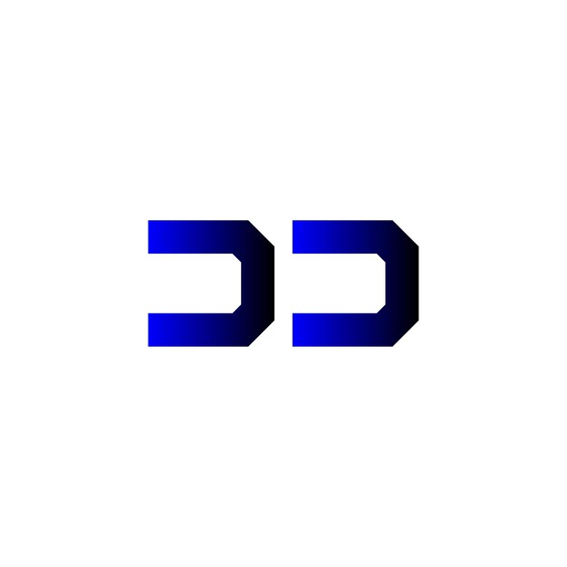 El logotipo mínimo de dd