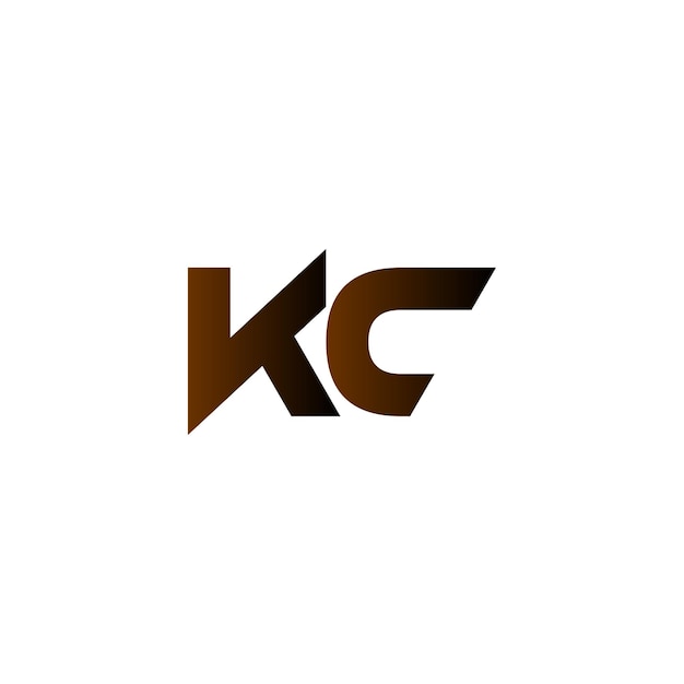 Vector el logotipo mínimo de kc