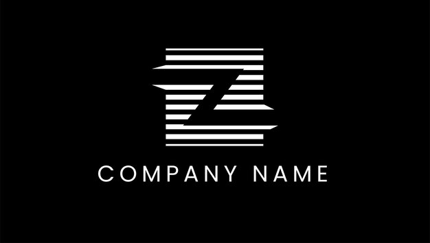 Logotipo mínimo de la letra Z