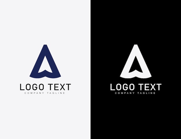 Logotipo mínimo de línea simple