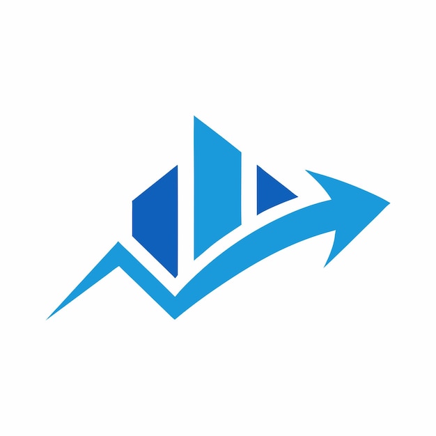 un logotipo mínimo y simple ilustración de arte vectorial de fondo blanco