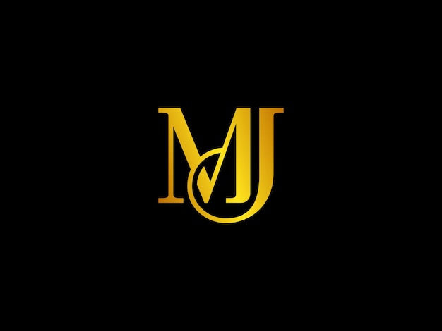 Vector logotipo para mj y mj