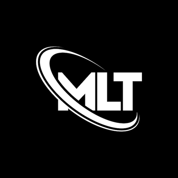 Logotipo MLT letra MLT diseño de logotipo de letra MLT iniciales logotipo MLT vinculado con círculo y mayúscula logotipo monograma MLT tipografía para negocios de tecnología y marca inmobiliaria