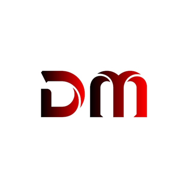El logotipo de la moda dm