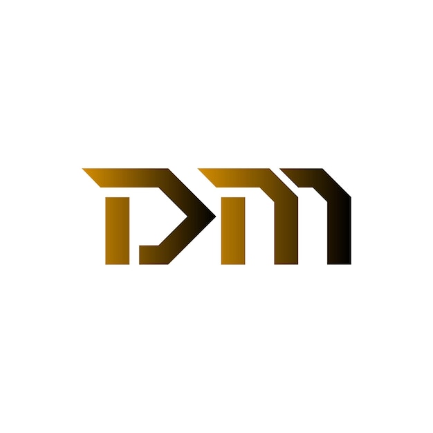 El logotipo de la moda dm