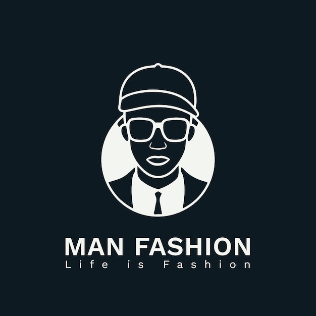 logotipo de moda para hombres para la tienda