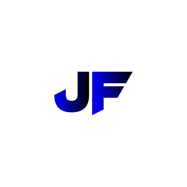 Vector el logotipo de la moda de jf