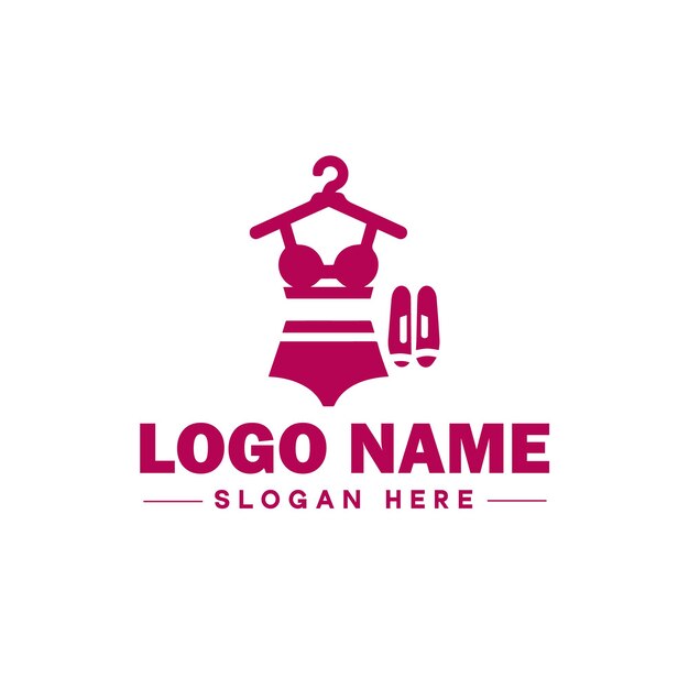 Vector logotipo de moda lujo glamour elegante logotipo icono limpio plano moderno minimalista logotipo de negocio