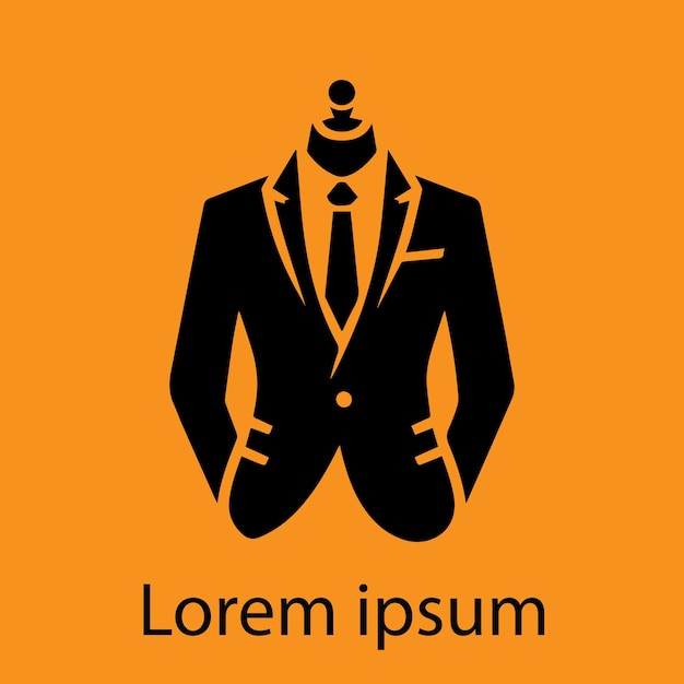 Logotipo de moda o vestido para negocios