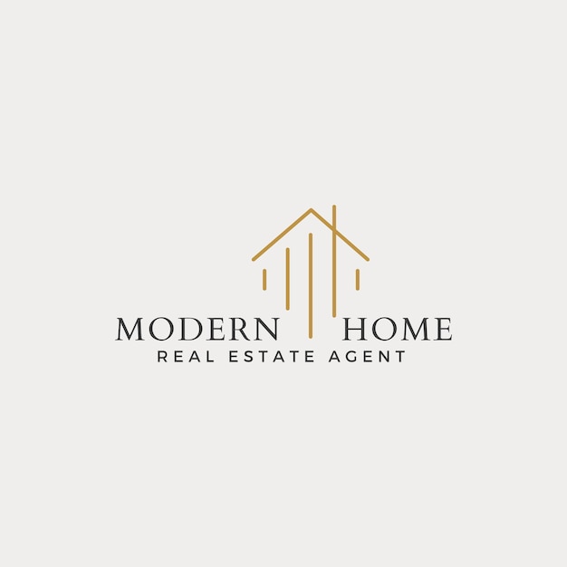 El logotipo de Modern Home Real Estate