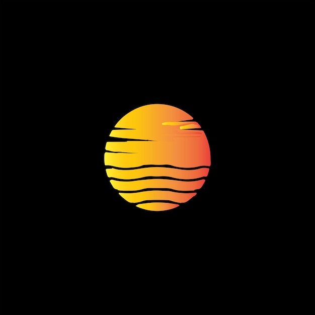 logotipo moderno abstracto circular y sencillo