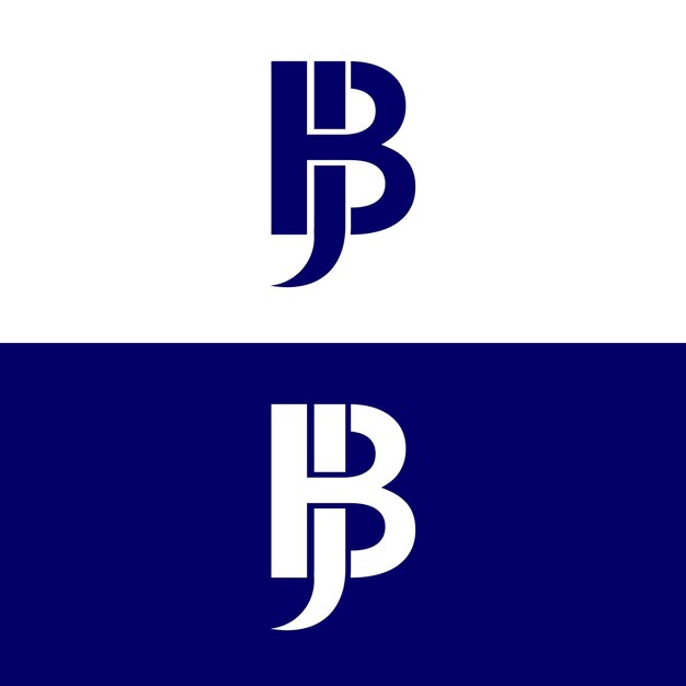 logotipo moderno bj