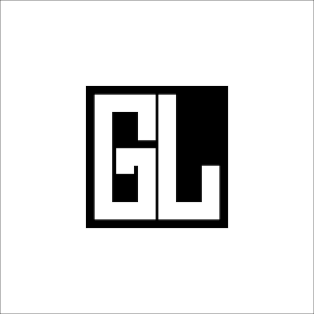 Logotipo moderno de combinación de letras de diseño minimalista