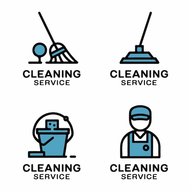 Logotipo moderno para expertos en limpieza